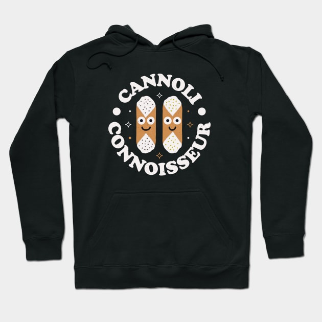 Cannoli Connoisseur - Funny Cannoli Lover Hoodie by Tom Thornton